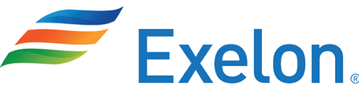 Exelon logo, one of Arena's clients